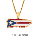 Puerto Rico Flag Pendant