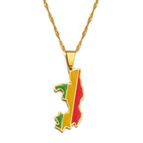 Republic of the Congo Flag Pendant