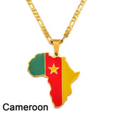 Africa Flag Pendants (Multiple Countries)