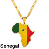 Africa Flag Pendants (Multiple Countries)