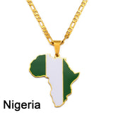 Africa Flag Pendants (Multiple Countries)