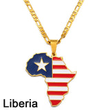 Africa Flag Pendants (Multiple Countries)