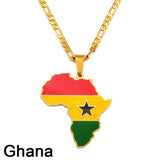 Africa Flag Pendants (Multiple Countries)