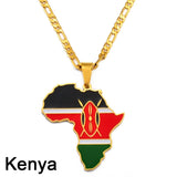 Africa Flag Pendants (Multiple Countries)