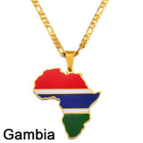 Africa Flag Pendants (Multiple Countries)