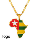 Africa Flag Pendants (Multiple Countries)