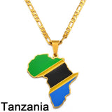 Africa Flag Pendants (Multiple Countries)