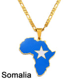 Africa Flag Pendants (Multiple Countries)