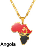 Africa Flag Pendants (Multiple Countries)