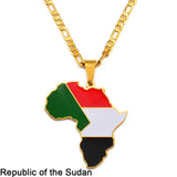 Africa Flag Pendants (Multiple Countries)