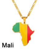 Africa Flag Pendants (Multiple Countries)