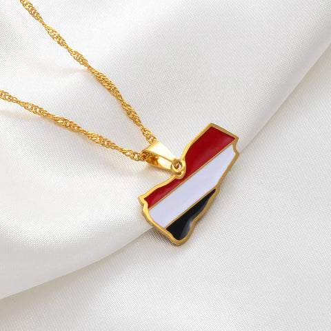 Yemen Flag Pendant