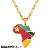 Africa Flag Pendants (Multiple Countries)