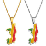 Republic of the Congo Flag Pendant