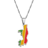 Republic of the Congo Flag Pendant