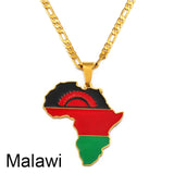 Africa Flag Pendants (Multiple Countries)