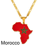 Africa Flag Pendants (Multiple Countries)