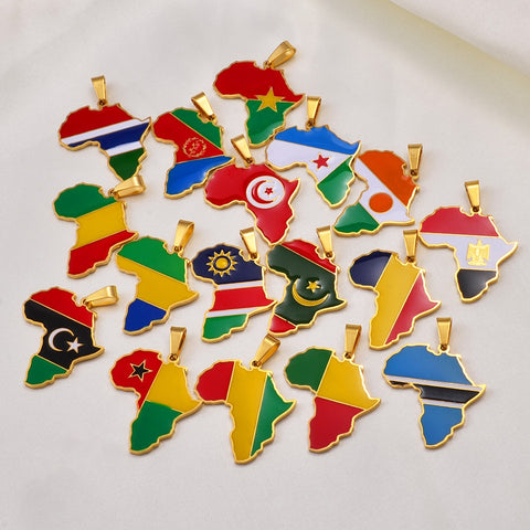 Africa Flag Maps 2