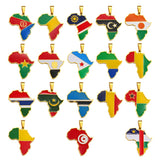 Africa Flag Maps 2