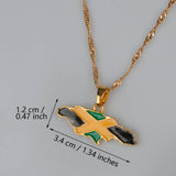 Jamaica Flag Pendant