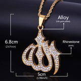 Allah Pendant Gold