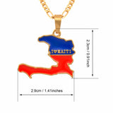 Haiti Flag Pendant