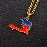 Haiti Flag Pendant