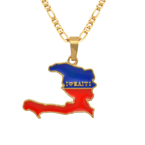 Haiti Flag Pendant