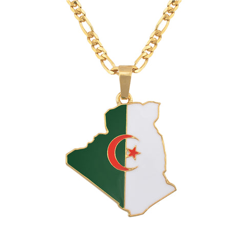 Algeria Flag Pendant