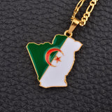 Algeria Flag Pendant