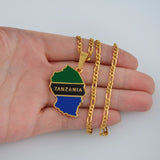 Tanzania Flag Pendant