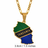 Tanzania Flag Pendant